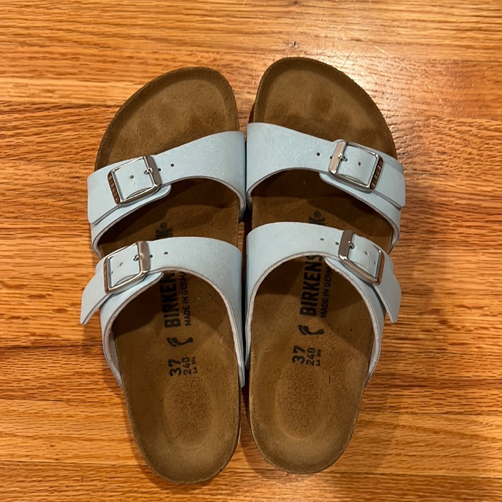 Blue Birkenstocks